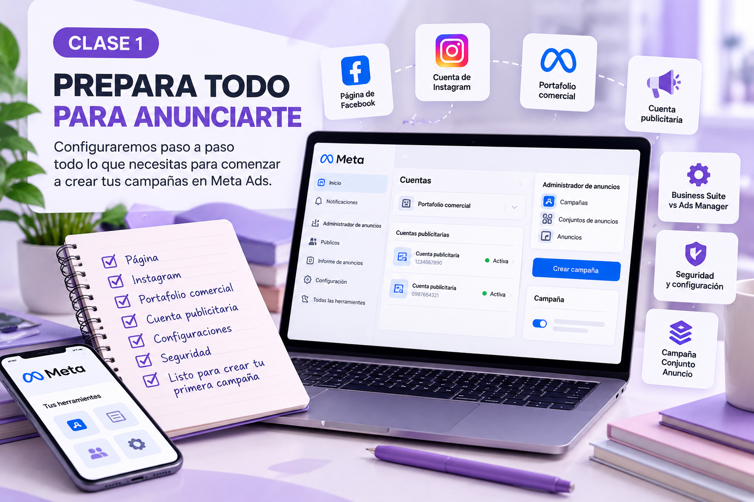 Prepara todo para anunciarte